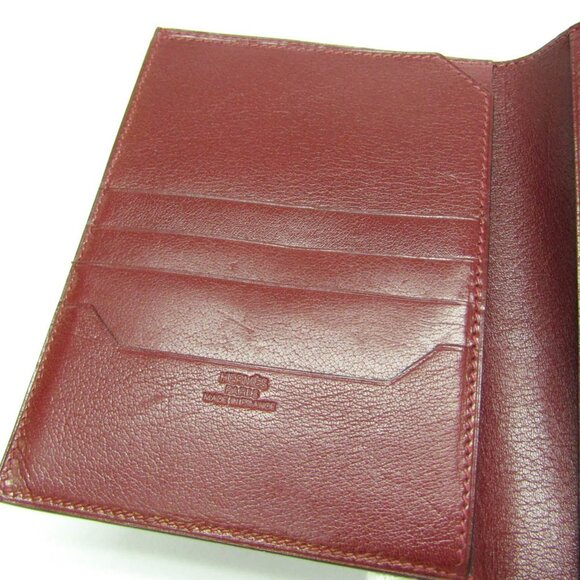 HERMES Red Leather Wallet - Picture 10 of 13